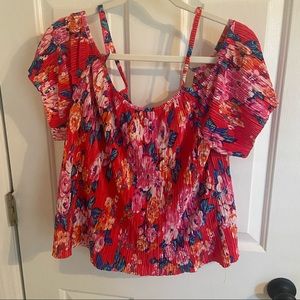 Off the shoulder Silk Top